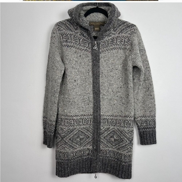 Inis Crafts Ireland long cardigan - Picture 3 of 15